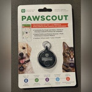 NWT NEW Pawscout "The Smarter Pet Tag" Bluetooth Pet Finder & Alerts